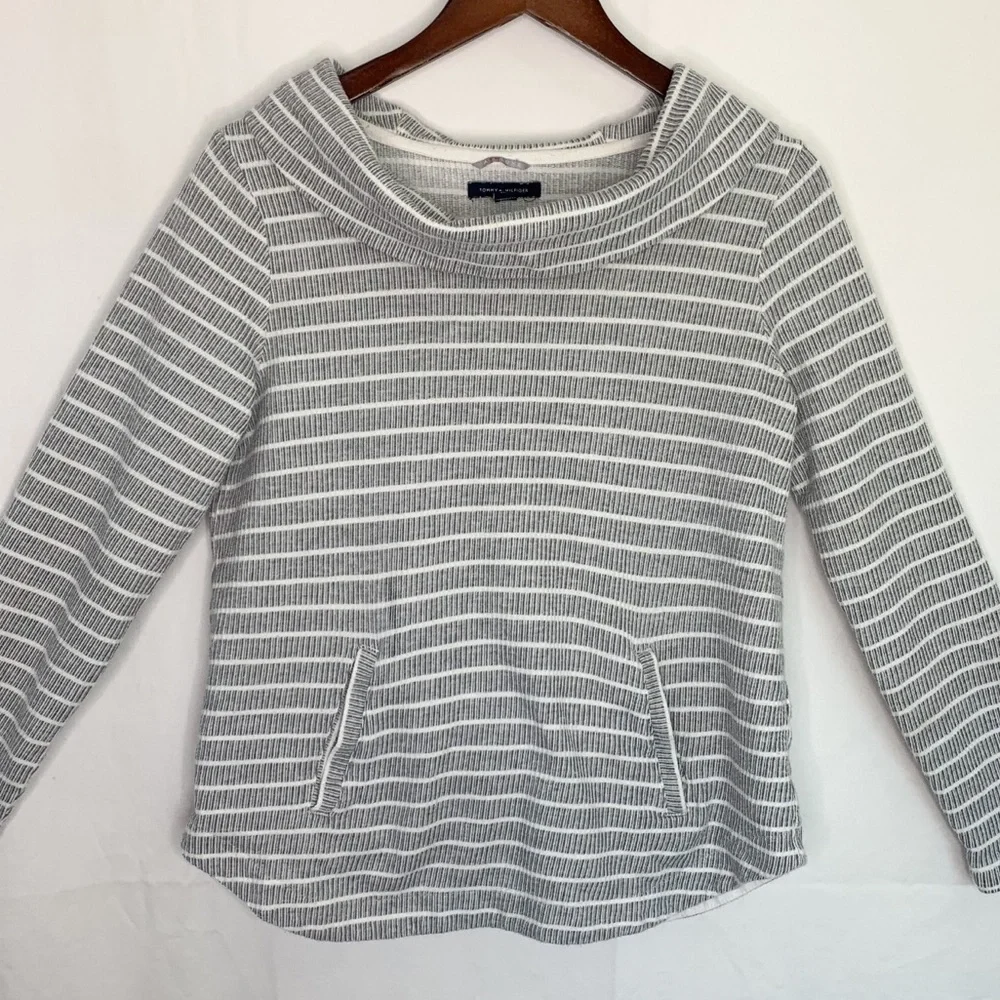 🦩2/$25 Tommy Hilfiger Athluxe / Cowl Neck Sweater - Picture 2 of 13